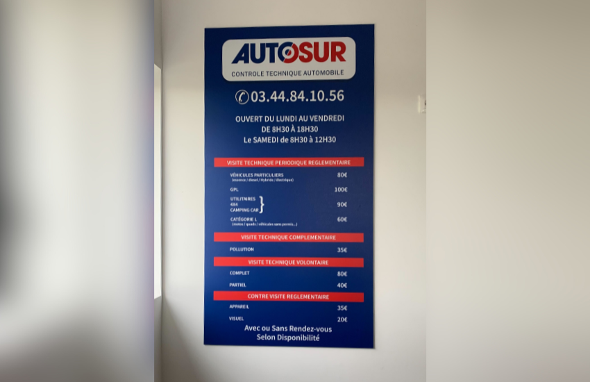 Image d'un panneau informationnel