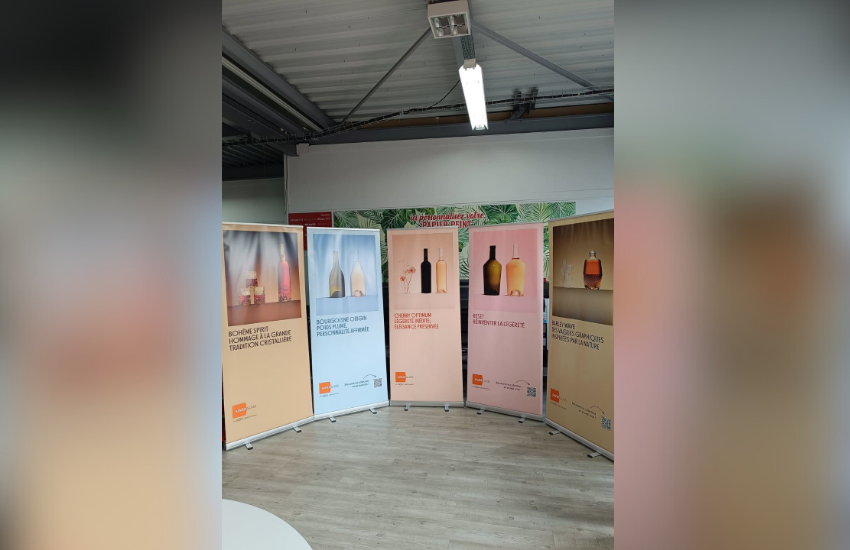 Image d'un roll up publicitaire